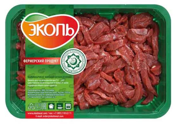 Бефстроганов Эколь говядина охлажденная, 400 г