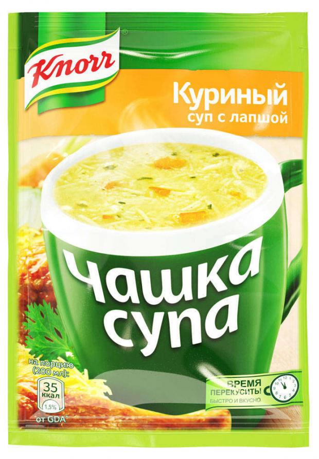 

Суп заварной Knorr куриный с лапшой, 13 г