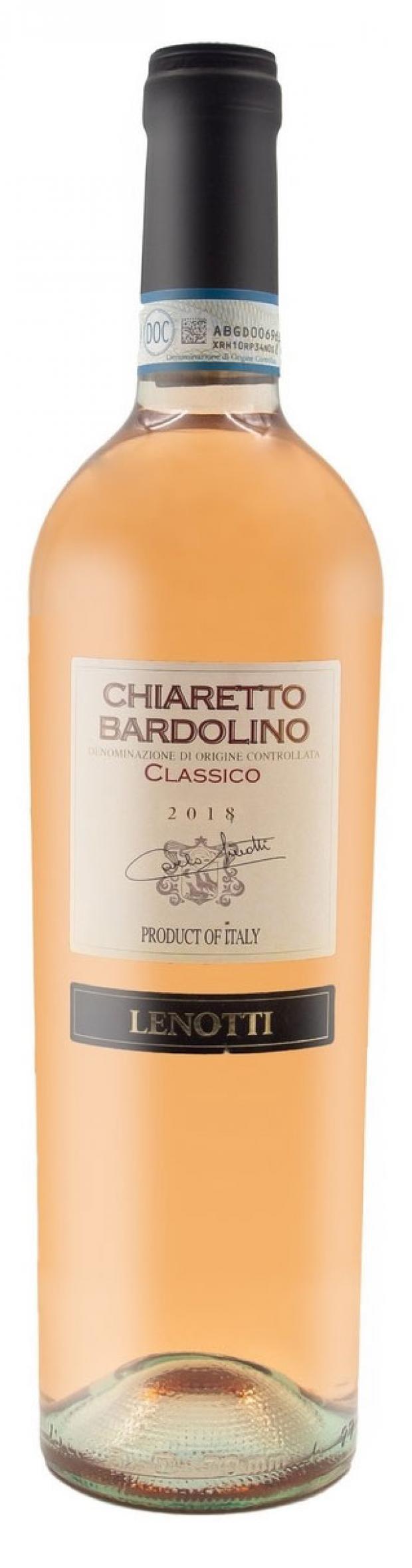 

Вино Lenotti Chiaretto Bardolino Classico розовое сухое Италия, 0,75 л