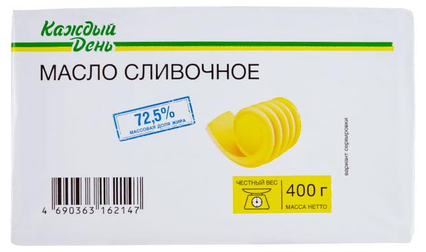 

Масло сливочное Каждый день 72,5%, 400 г