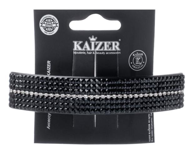Заколка-автомат Kaizer декорированная, 100х20 мм