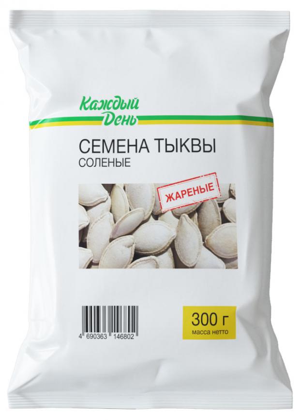 

Семена тыквы Каждый День жареные соленые, 300 г
