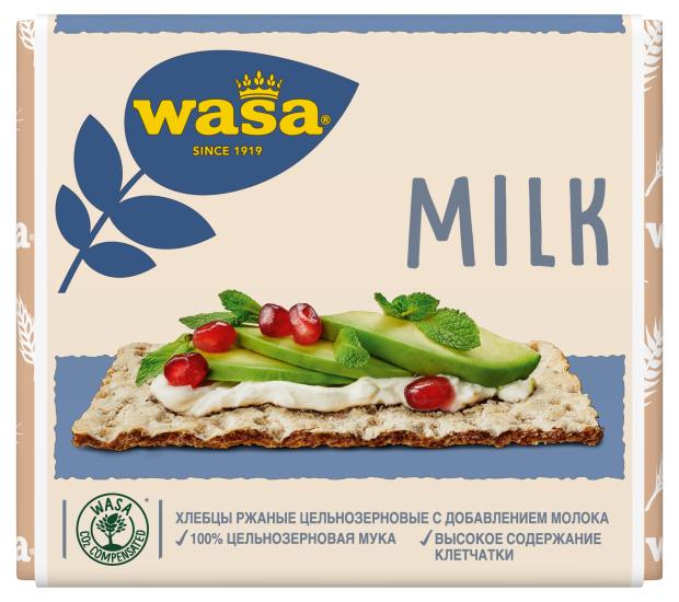 

Хлебцы Wasa ржаные цельнозерновые с добавлением молока, 230 г