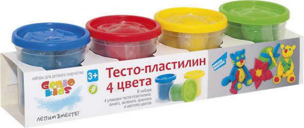 

Набор для лепки Genio Kids Тесто-пластилин 4 цвета