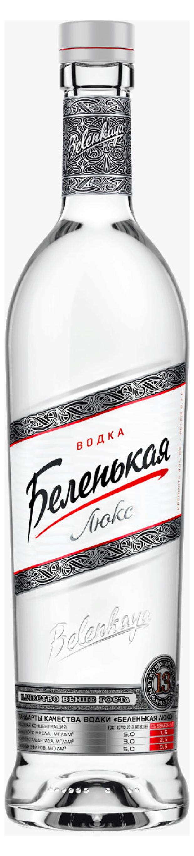 Водка Беленькая Люкс Россия 07 л 479₽