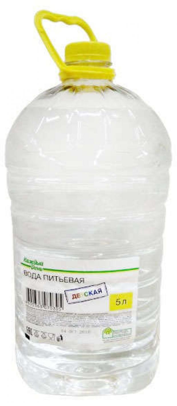 

Вода питьевая детская «Каждый день» без газа с рождения, 5 л