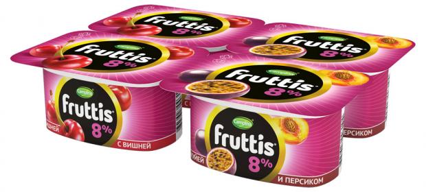 

Продукт йогуртный Fruttis пастеризованный Суперэкстра 8%, 115 г
