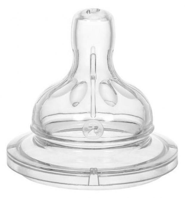 

Соска Wee Baby силиконовая с широким горлышком от 6 до 18 мес. №2, 1 шт
