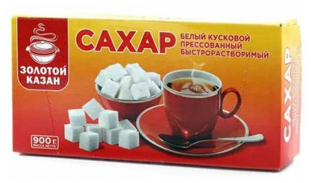 Сахар-рафинад Золотой Казан, 900 г