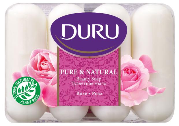 

Мыло туалетное Duru Hydro Pure & Natural роза, 340 г