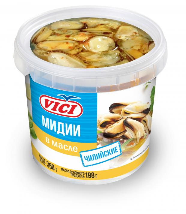 

Мидии VICI Любо Есть маринованные в масле, 360 г