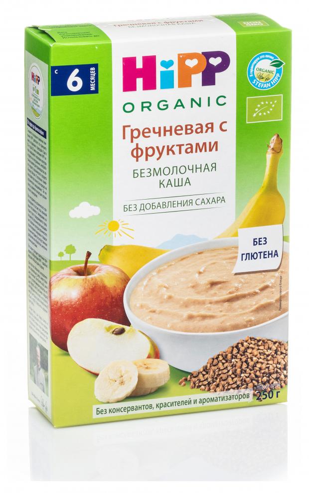 

Каша безмолочная HiPP гречневая с фруктами с 6 мес., 200 г