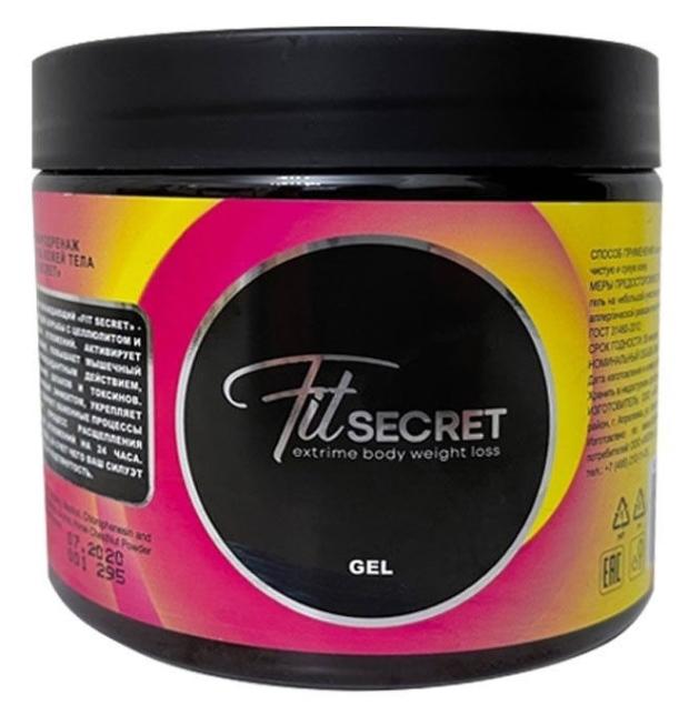 Гель лимфродренаж для ухода за кожей тела Fit Secret Антицеллюлитный, 380 мл