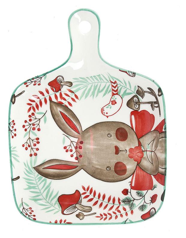 

Блюдо Пасхальное Nouvelle Home Forest Rabbit 22,5х16 см