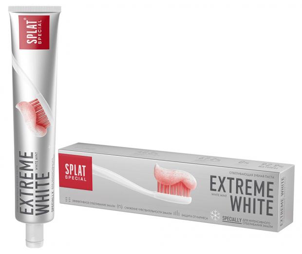 

Зубная паста Splat Extreme White экстра отбеливающая, 75 мл