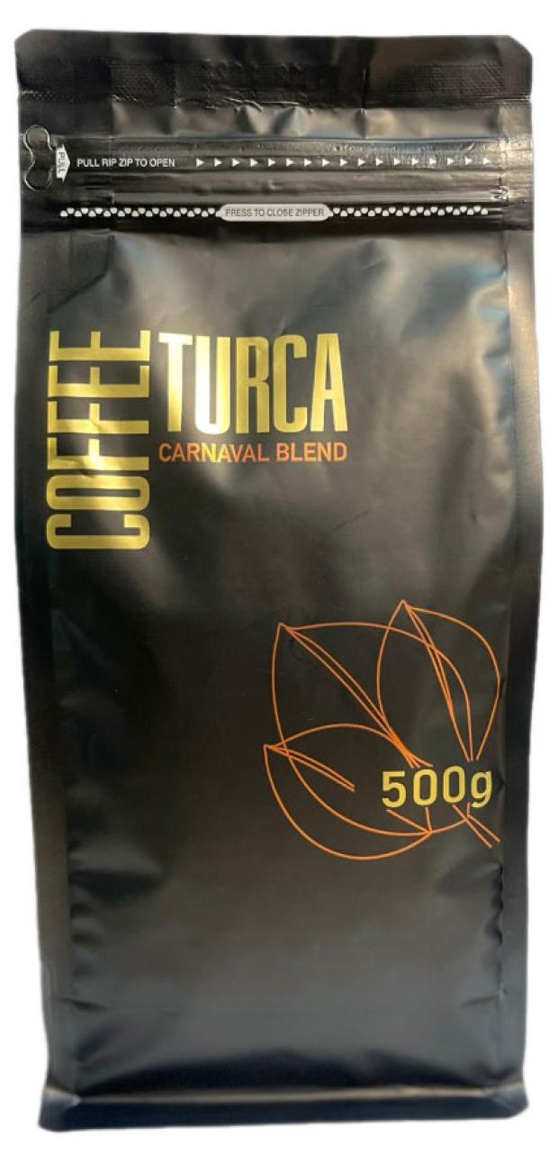 Кофе зерновой Coffee Turca Carnaval Blend, 500 г waka coffee 100% арабика индийский сублимированный кофе легкая обжарка 226 г 8 унций