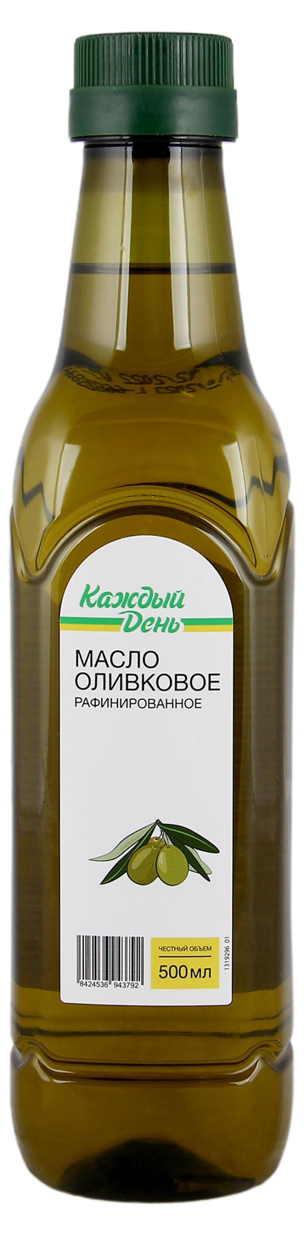 

Масло оливковое Каждый день рафинированное, 0,5 л
