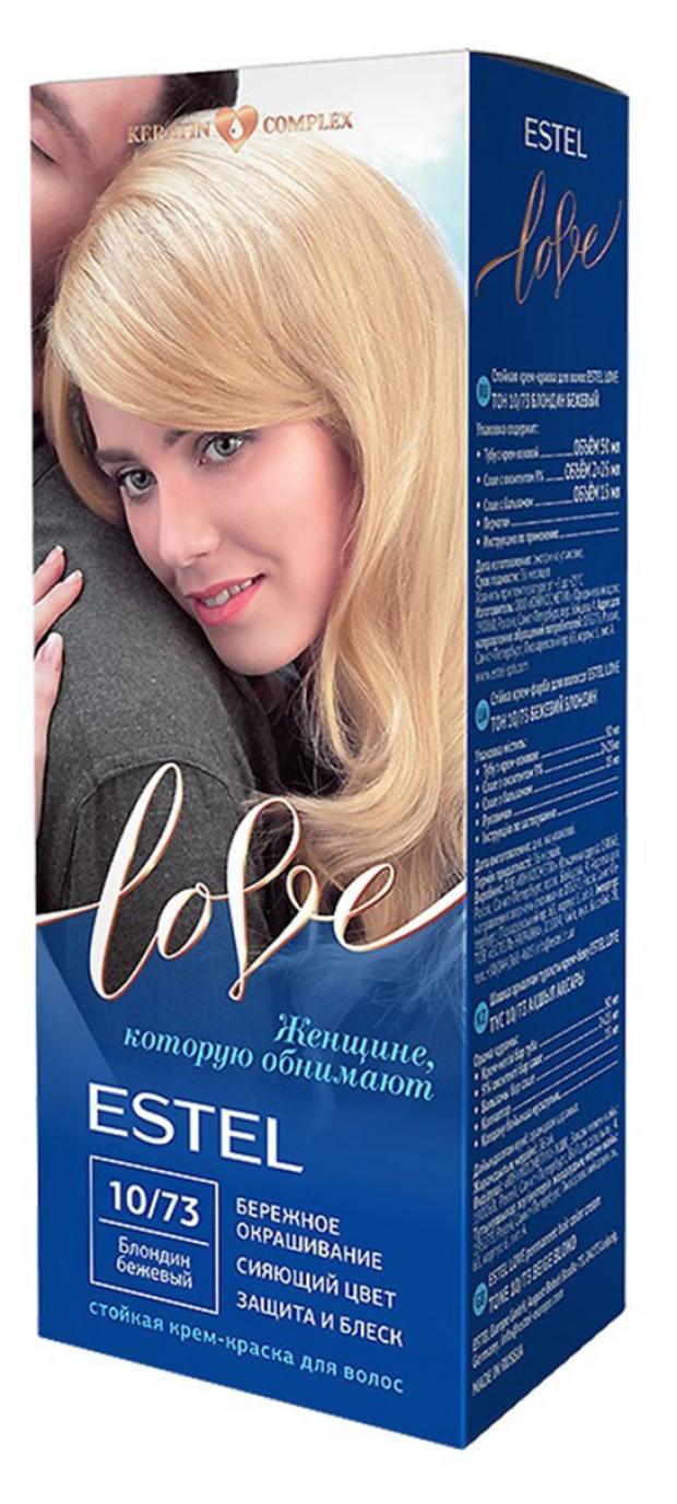 Крем-краска для волос Estel Love тон 10/73 Блондин бежевый, 115 мл