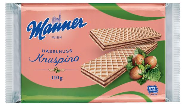 

Вафли Manner с ореховым кремом, 110 г