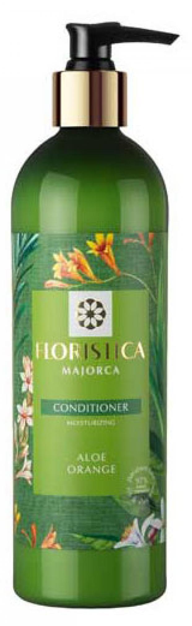 

Кондиционер для всех типов волос Floristica Majorca глубокое увлажнение алоэ апельсин, 345 мл
