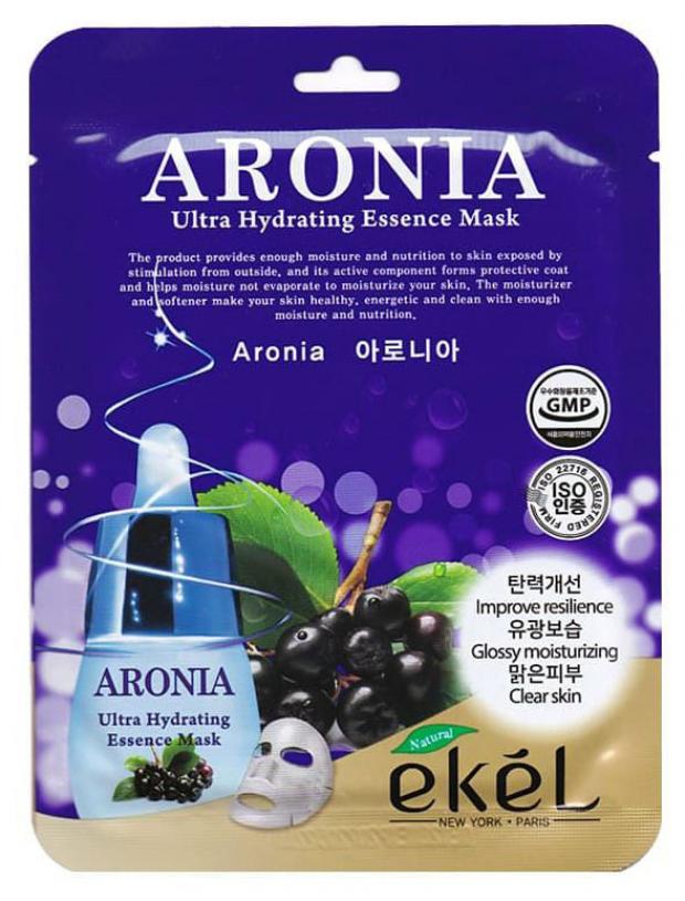 

Тканевая маска для лица с экстрактом аронии Ekel Ultra Hydranting, 25 г