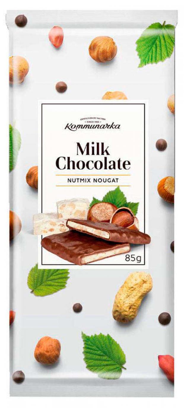

Шоколад «Коммунарка» молочный с ореховой нугой, 85 г