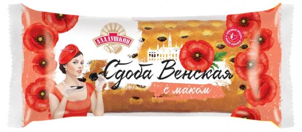 Сдоба Аладушкин Венская с маком, 200 г