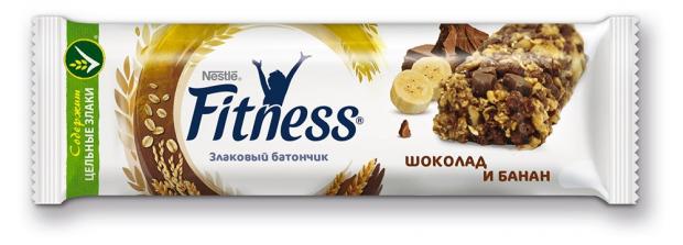 

Батончик злаковый Nestle Fitness шоколад и банан, 23 г