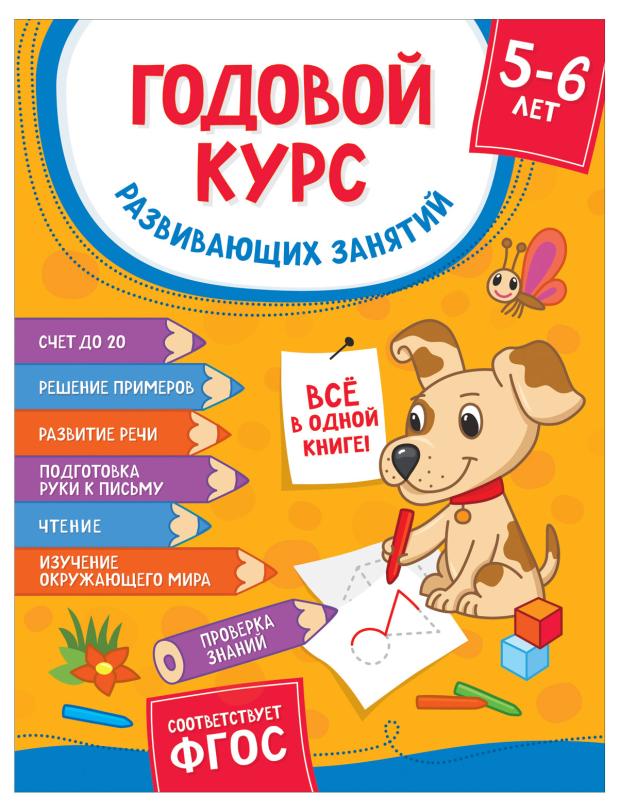 

Годовой курс развивающих занятий. 5-6 лет, Котятова Н. И.
