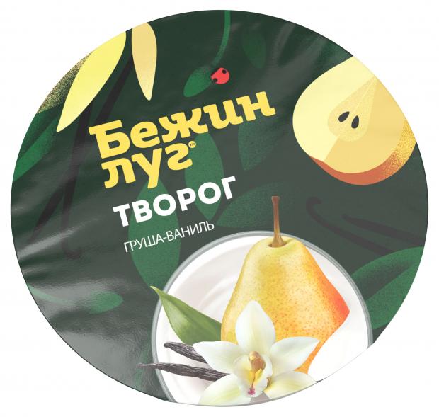 Десерт творожный Бежин луг груша ваниль 4,2%, 160 г
