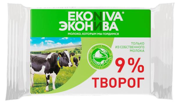 Творог Эконива 9% БЗМЖ, 180 г