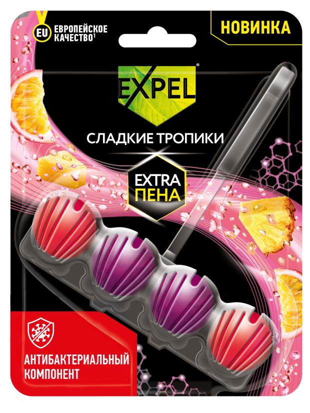 Подвесной блок для унитаза Expel Сладкие тропики, 50 г