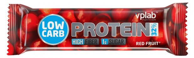 

Батончик протеиновый VPLab Low Carb Protein Bar Красные ягоды, 35 г