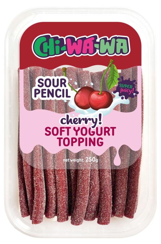 Мармелад жевательный CHI-WA-WA карандаш вишня, 250 г