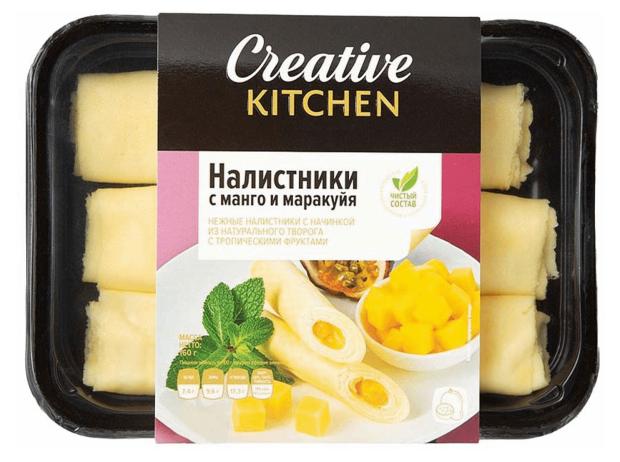 

Налистники Creative Kitchen с творогом и манго-маракуйя, 160 г